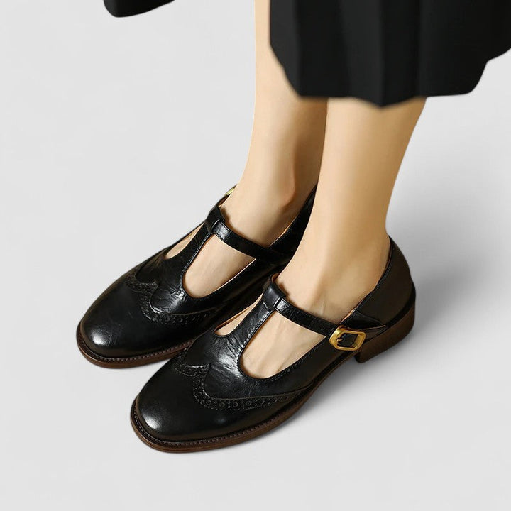 Comfortable women's Mary Jane flats, ideal for everyday. Features a secure instep strap & classic rounded toe.