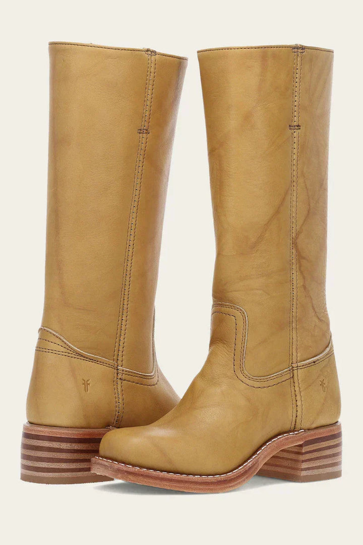 Classic women's western cowboy boots in brown leather, perfect for country western style and fashion.