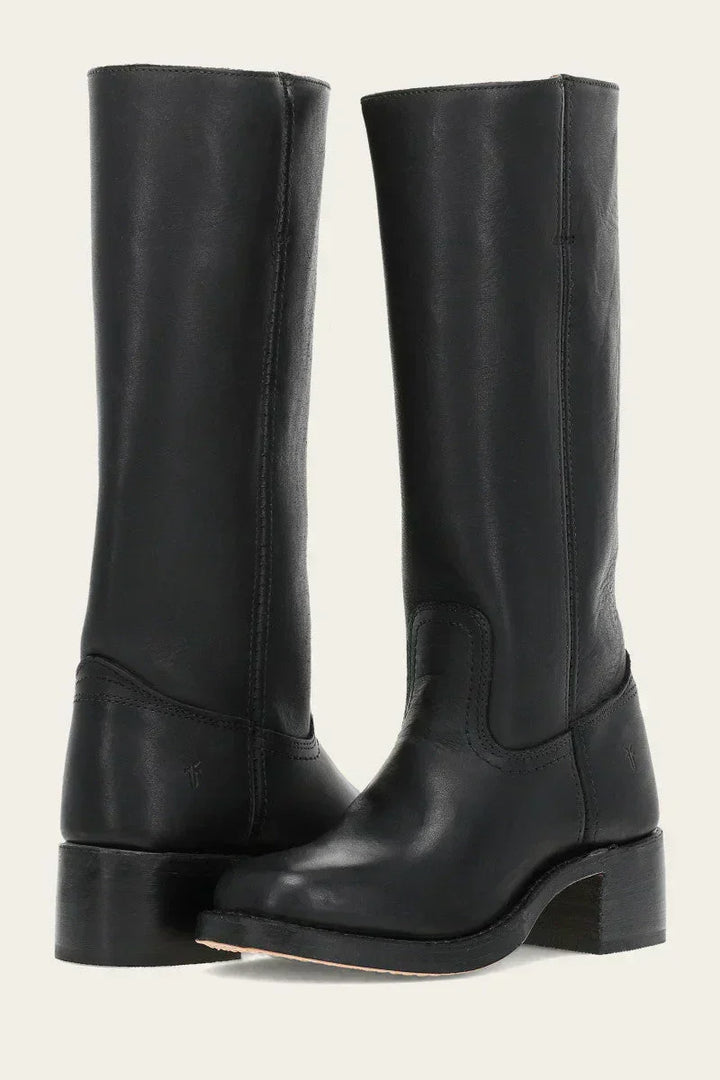 Side view of women's classic western boots, highlighting the iconic shaft and comfortable footwear design.