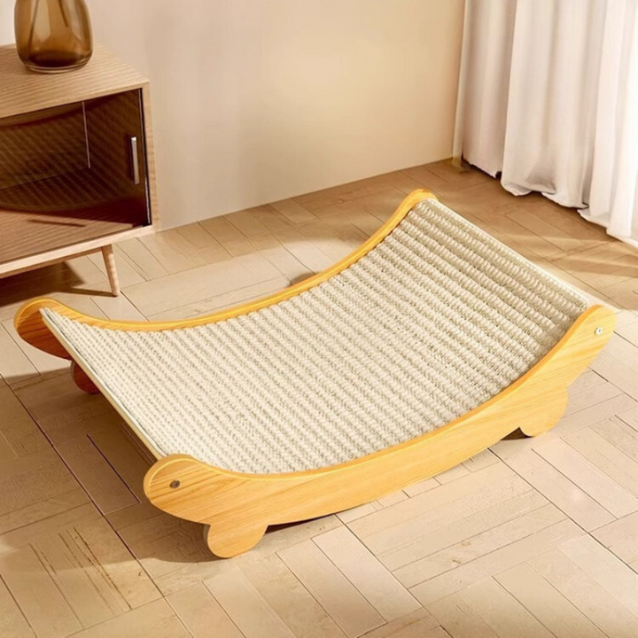 Clawtopia ultimate cat scratcher and lounge providing endless fun for your feline friend.