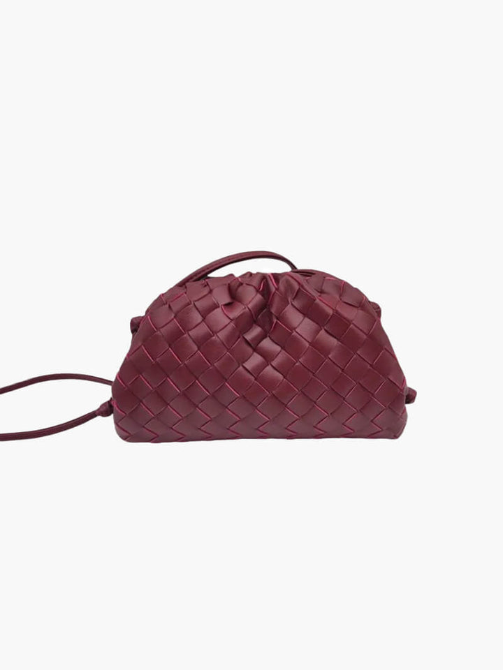 Chic women's shoulder bag, featuring a unique woven design, a versatile accessory for ladies' fashion.