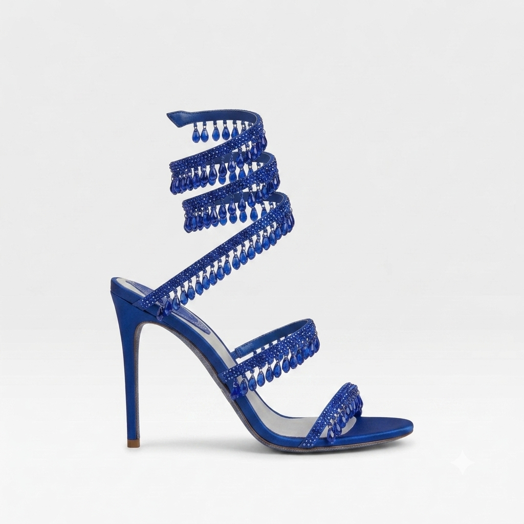 Opulent gold block heels with sparkling crystal embellishments, sophisticated women's wedding shoes.