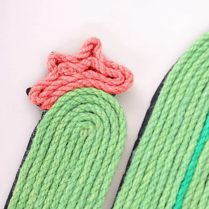 Versatile wall & floor sisal cat scratcher mat, a fun interactive pet toy for feline care.