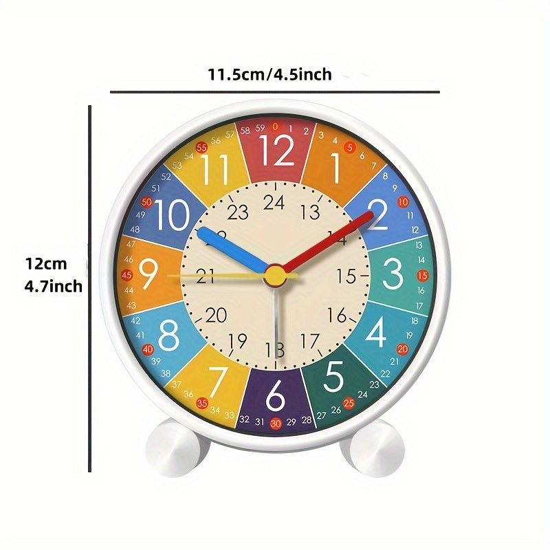 Engaging silent alarm clock for kids, promoting effective timekeeping skills