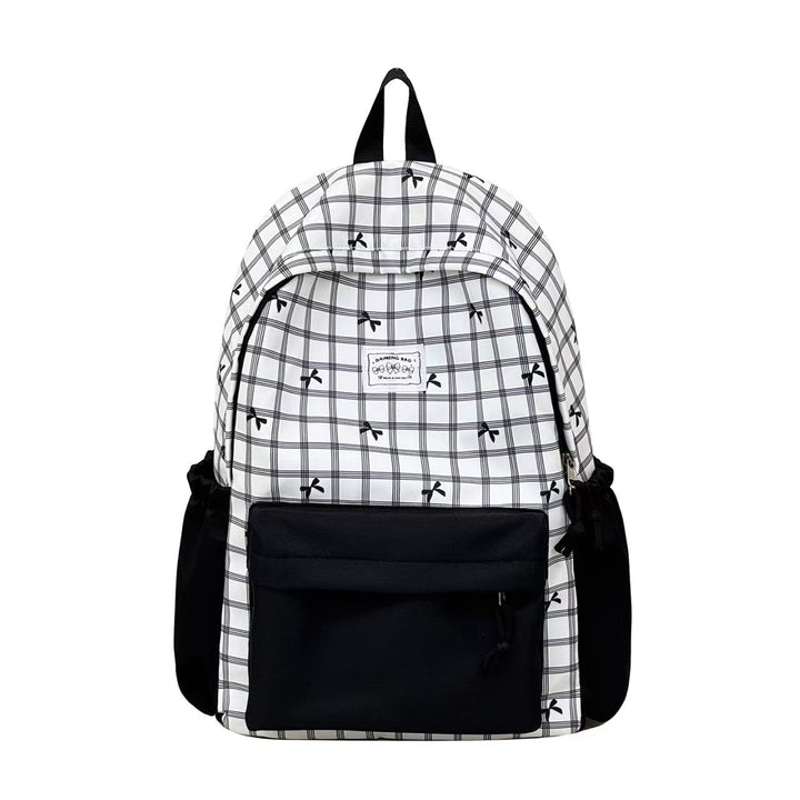 Stylish unisex printed travel backpack with spacious compartments for school, daily commute, or weekend trips.