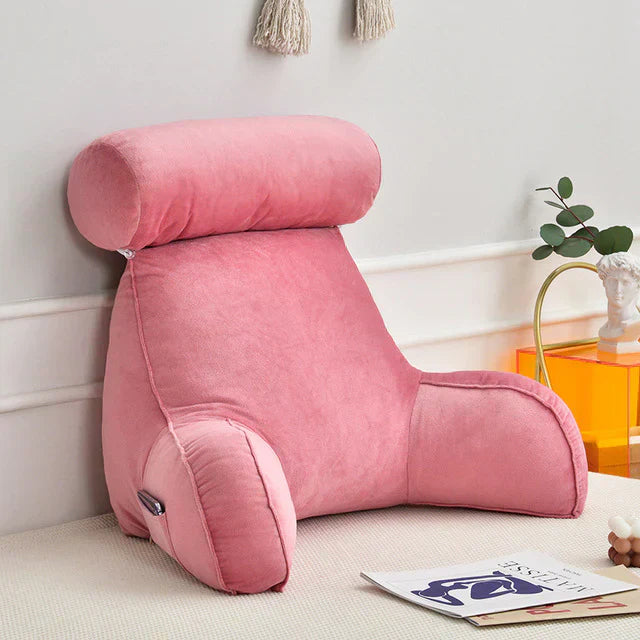 Cozy bed rest pillow providing excellent lumbar and upper body support