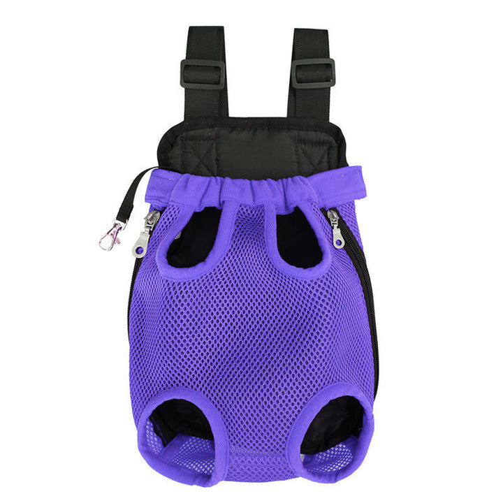 Premium unisex pet carrier bag offering comfort & breathability for small dogs & cats on all travels.