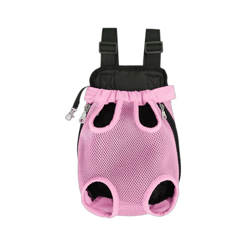 Durable pet travel carrier bag for small animals. Unisex, comfortable, & breathable for trips.