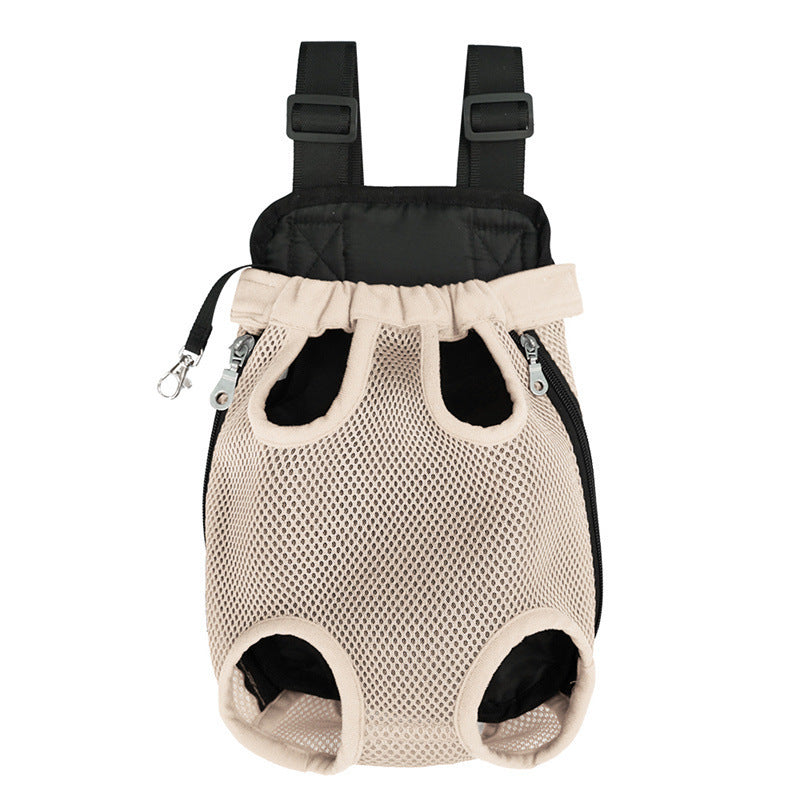 Easy-to-carry unisex pet travel bag for small dogs & cats. Breathable & comfortable pet accessory.