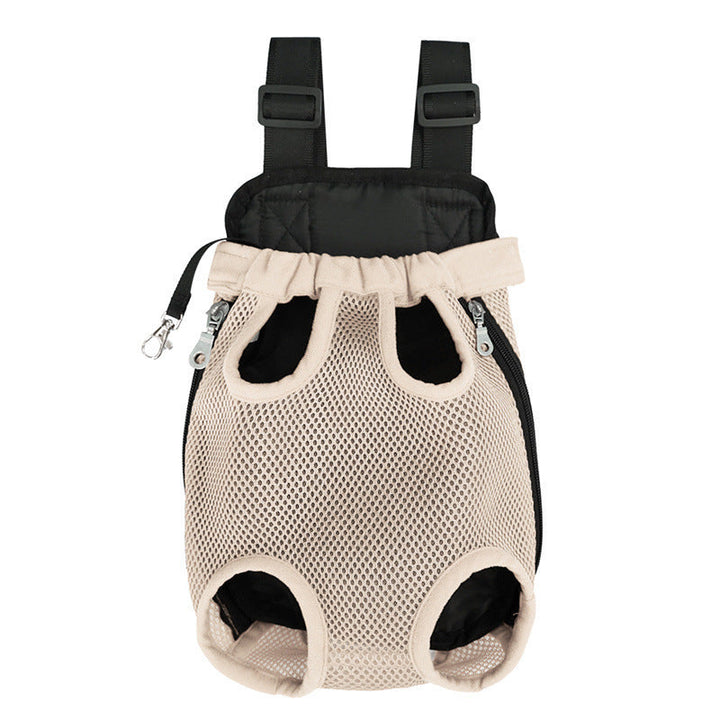 Easy-to-carry unisex pet travel bag for small dogs & cats. Breathable & comfortable pet accessory.
