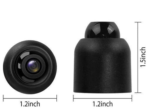 Portable 1080P HD mini security camera with wireless connectivity and night vision for surveillance.