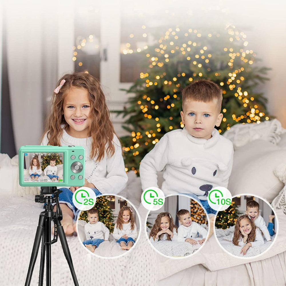Compact 44MP digital camera for teens, 1080P video & zoom. Perfect for capturing memories.