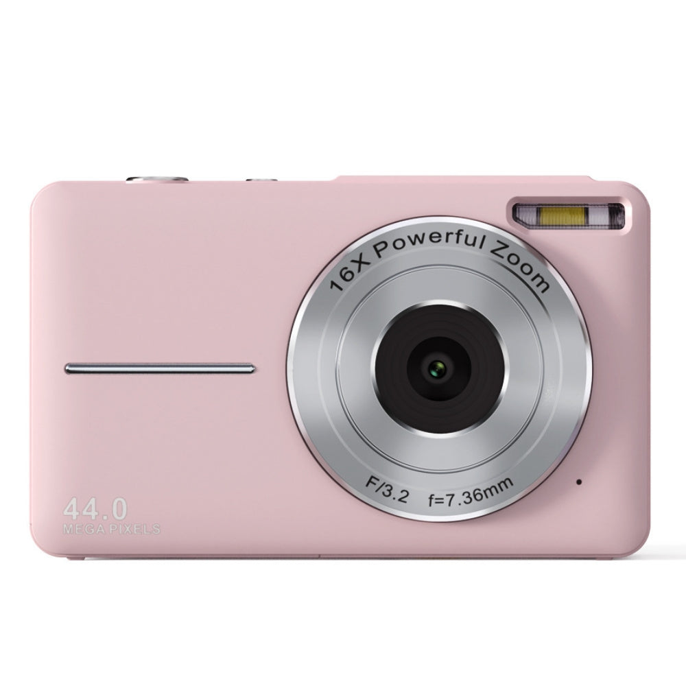 Portable compact 44MP digital camera for teens; ideal for travel, vlogging & student use.