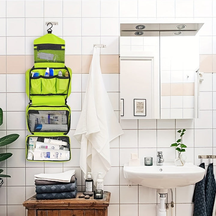 Fischer's best-selling compact toiletry bag, black design