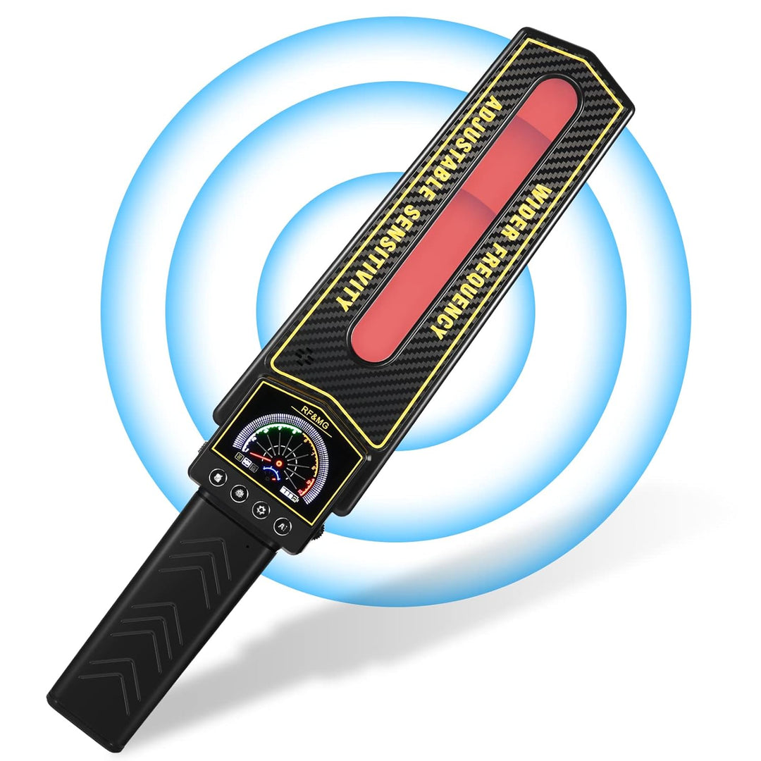 Comprehensive anti-spy device. Finds all types of GPS bugs, wireless cameras, and listening devices. Personal privacy protector.