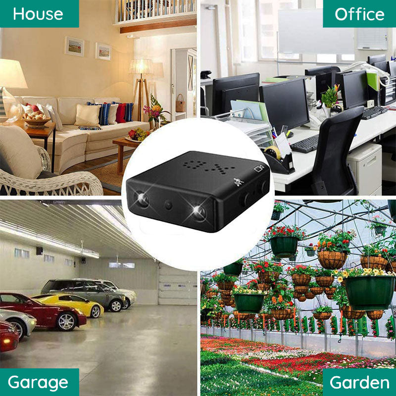 Compact HD WiFi camera with clear audio. Ideal for discreet security, home monitoring & surveillance.