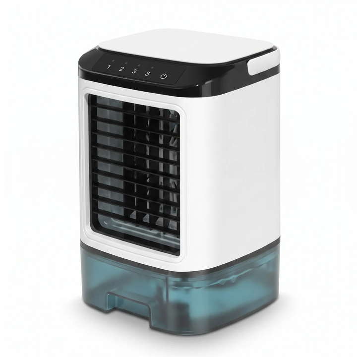 Portable cooling fan, a summer essential for personal comfort in home & office.
