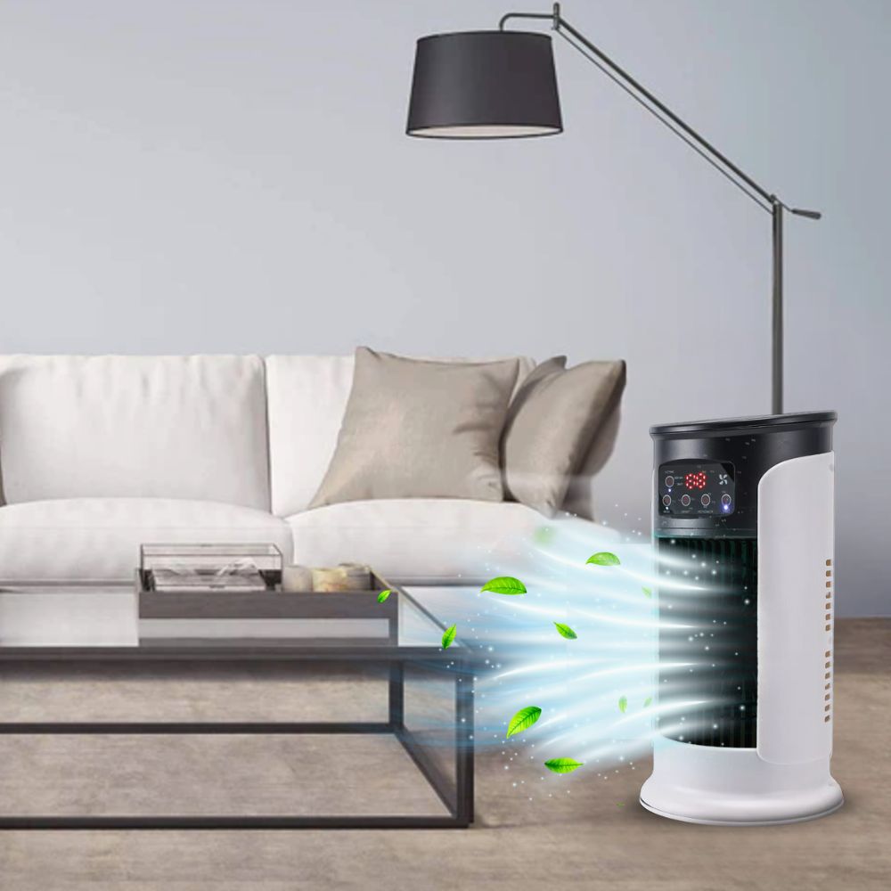 Compact portable air conditioner, windowless design, ideal for room cooling & summer comfort.