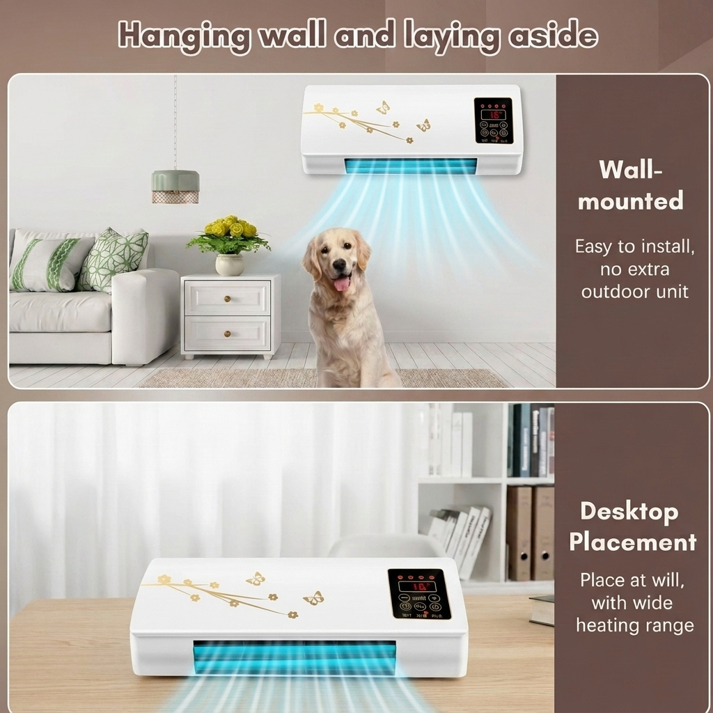 Mini portable air cooler fan providing personal comfort, quiet operation & energy saving for any space.