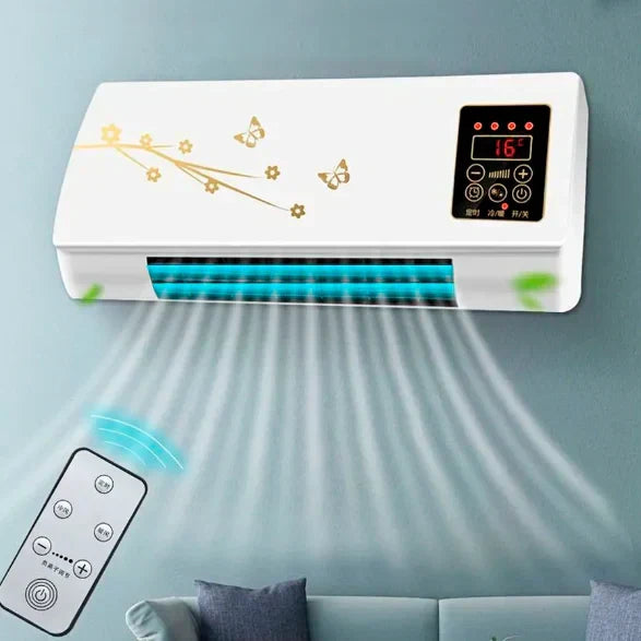 Personal mini air cooler & portable fan for desktop, offering quiet, efficient cooling for summer relief.