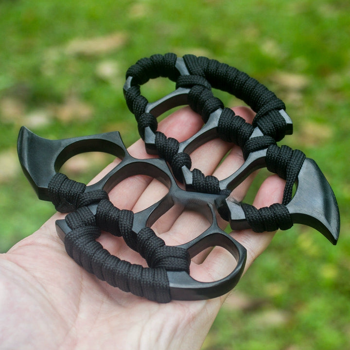 Essential outdoor gear: compact titanium self-defense & emergency tool for personal security and protection.