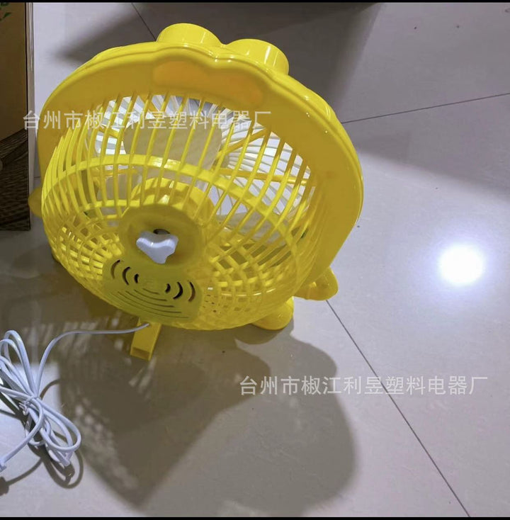 High-performance portable desk fan, delivering personal cooling comfort with quiet operation.