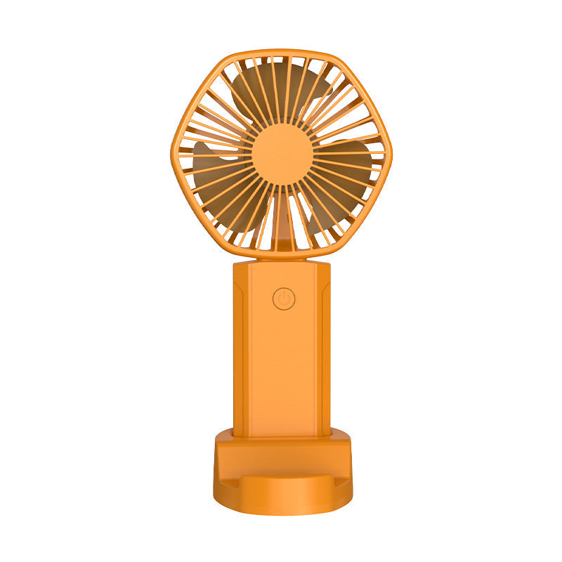 Beat the heat with this portable rechargeable mini fan, perfect for summer travel & personal cooling.