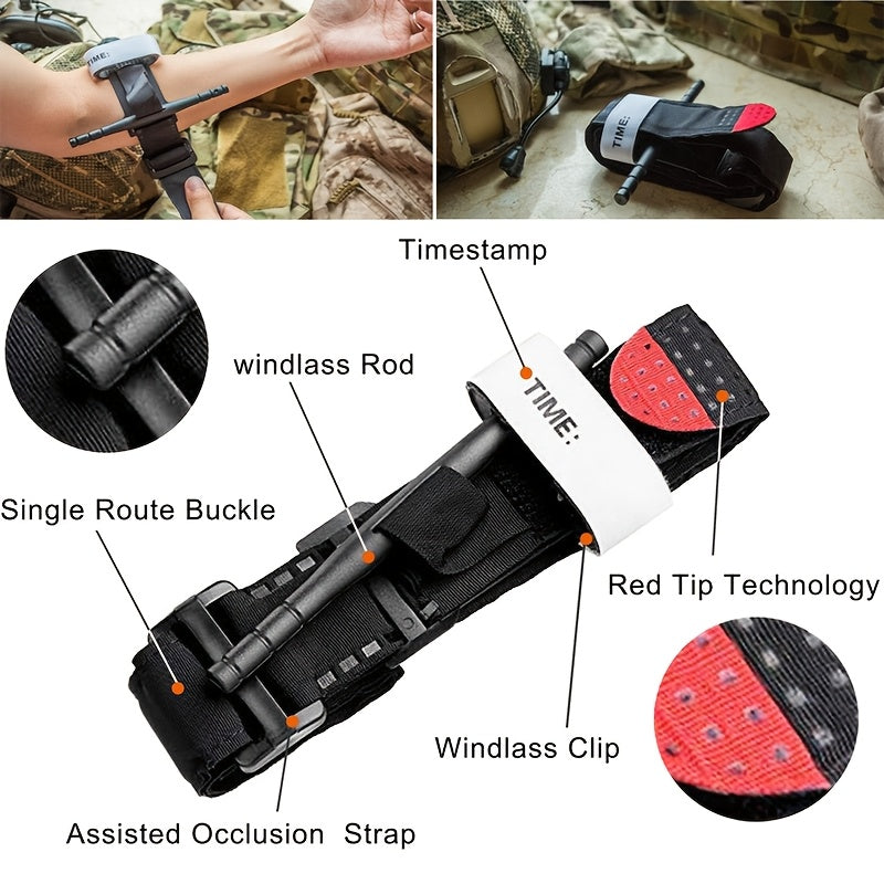 Comprehensive medical supplies in this essential survival first aid kit.