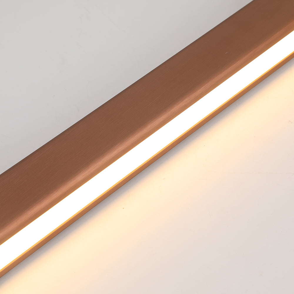 Modern LED linear pendant light, contemporary design for versatile home lighting.
