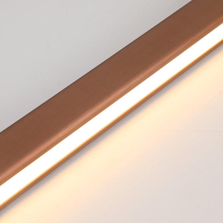 Modern LED linear pendant light, contemporary design for versatile home lighting.