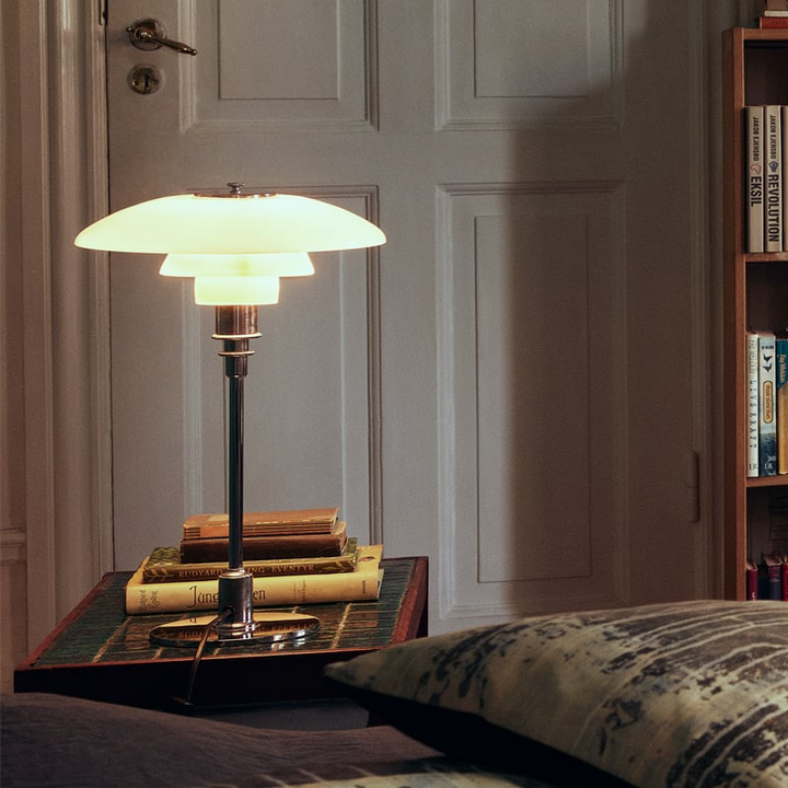 Stylish Scandinavian LED table lamp, perfect for any room's decor.