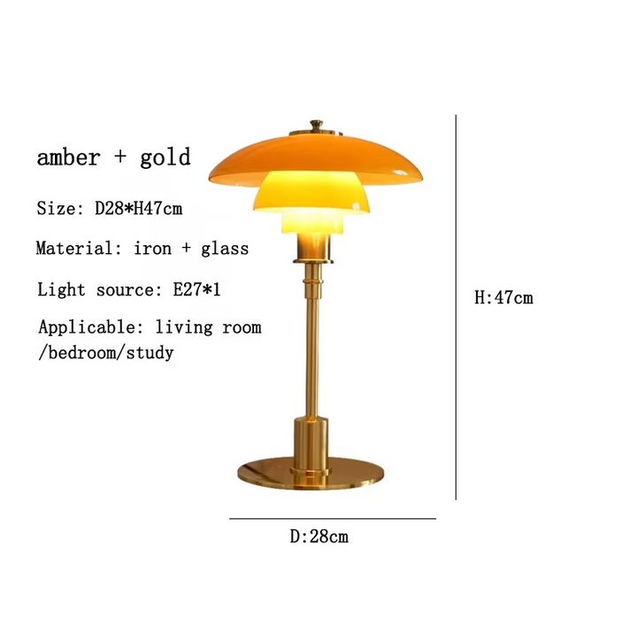Ambient LED table lamp, Scandinavian modern, for cozy evenings.