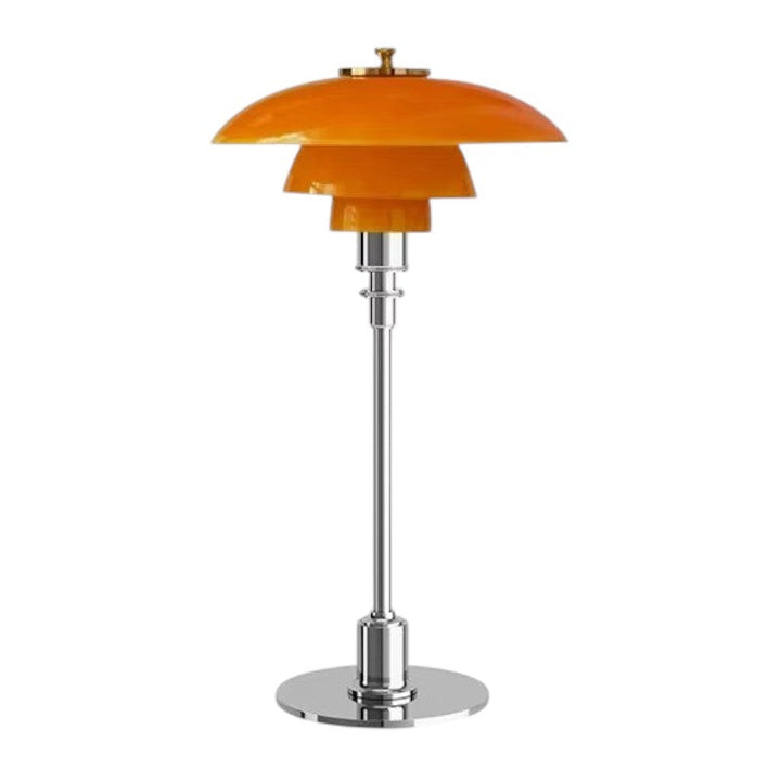 Scandinavian LED table lamp, warm ambient glow, perfect reading light.