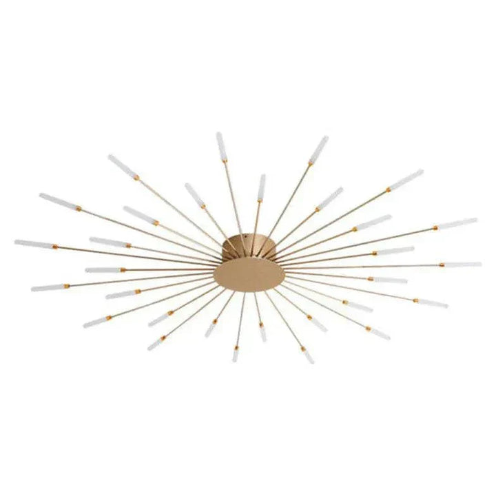 Decorative modern ceiling lamp featuring a stunning swirling firework design, brightens any room.