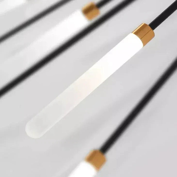 Elegant contemporary LED ceiling lamp, firework design adds a luxurious touch to modern interior lighting.