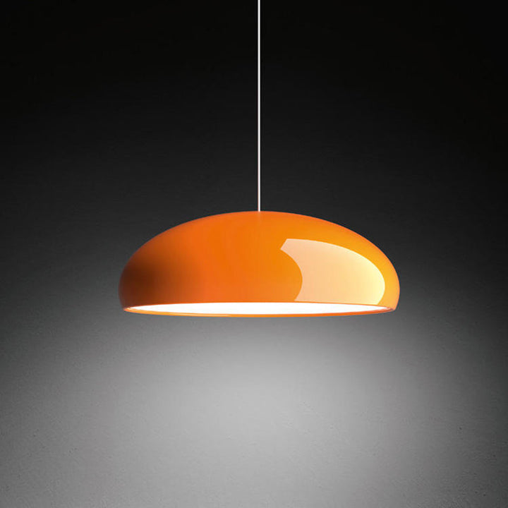 Sleek contemporary metal pendant light, excellent modern lighting with adjustable ambiance for home.