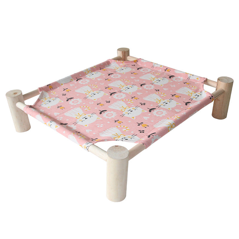 Fun and comfortable cooling cat hammock for playful felines.
