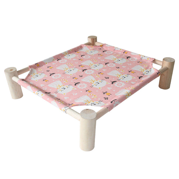 Fun and comfortable cooling cat hammock for playful felines.