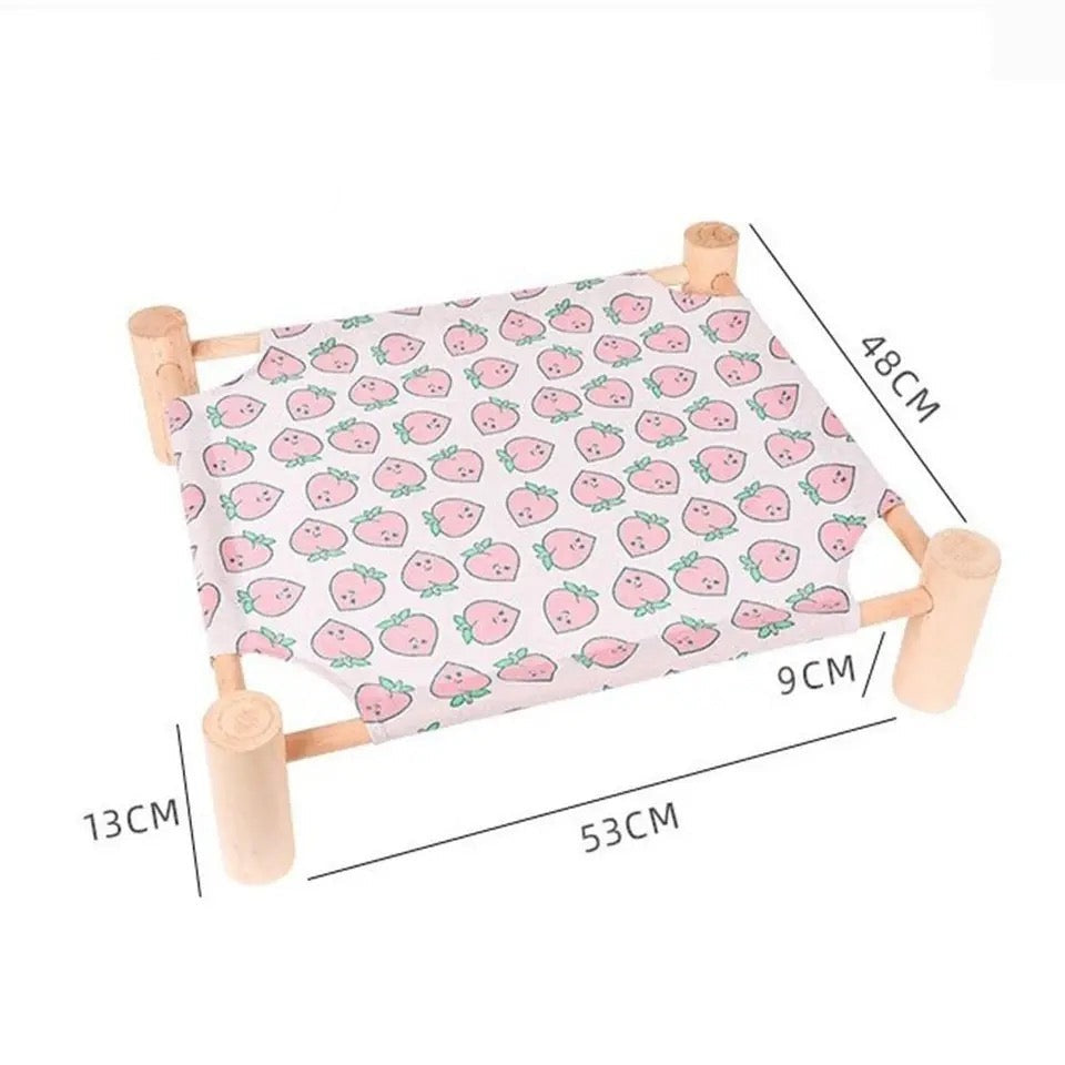 Elevated cat hammock bed provides supreme comfort & relaxation for felines.