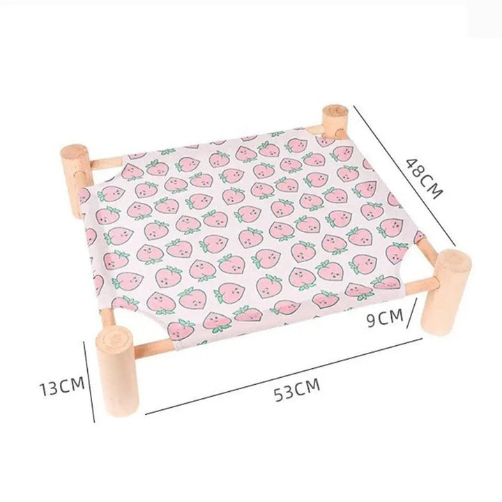 Elevated cat hammock bed provides supreme comfort & relaxation for felines.
