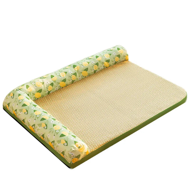 Refreshing summer cooling mat for cats & small dogs. Provides instant relief & comfort with raised edge.