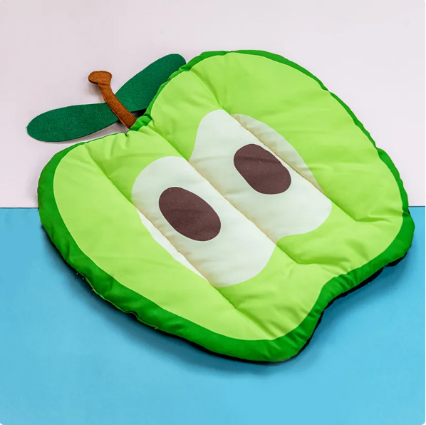 Summer pet cooling mat, delightful fruit & ice cream designs. Washable dog & cat bed for ultimate comfort.