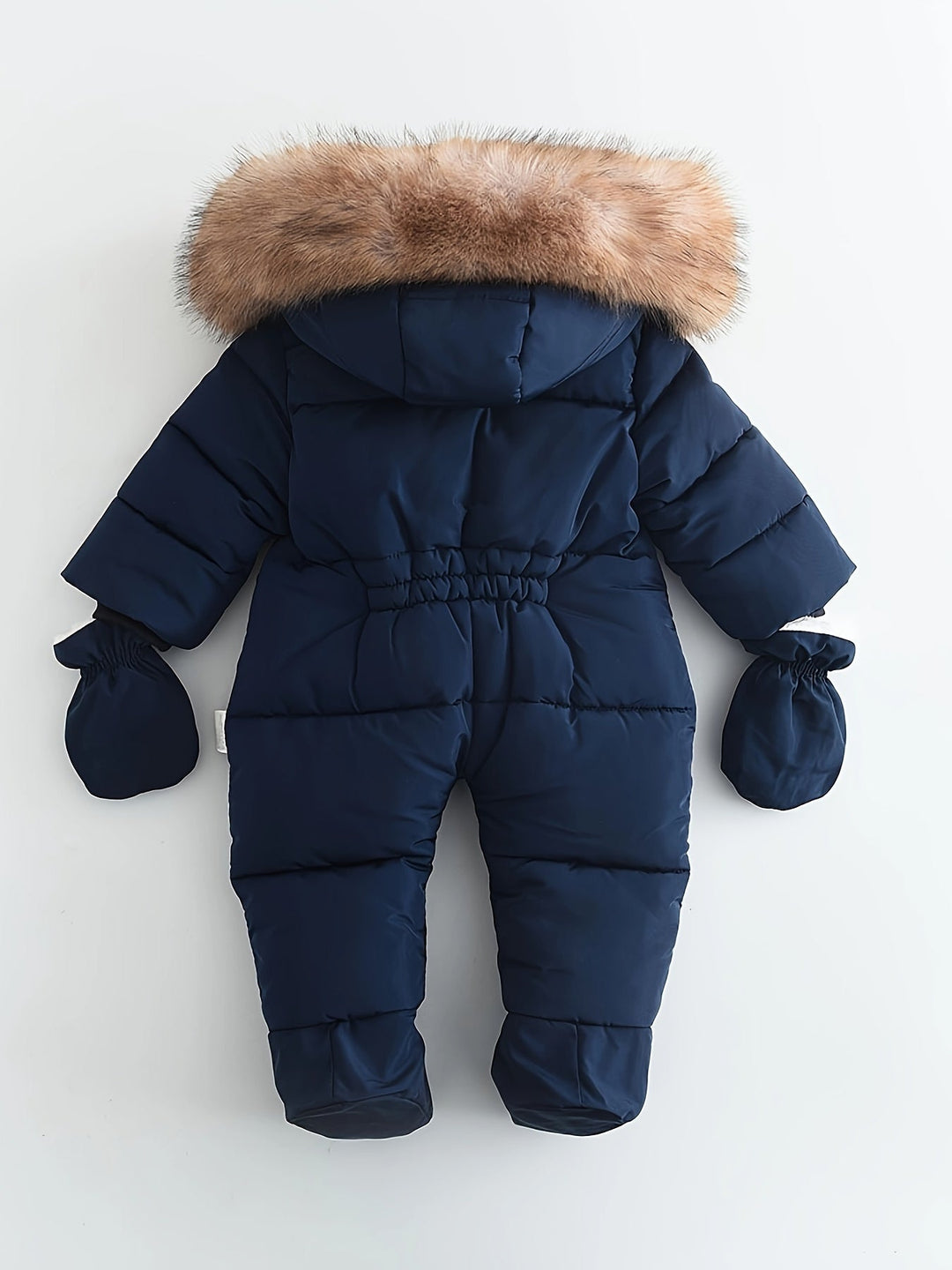 Soft and snuggly baby jumpsuit for chilly days.