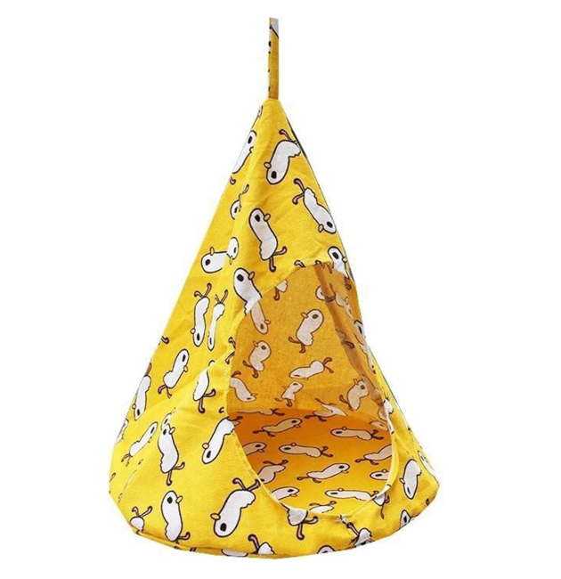Comfortable cat tent hammock bed, a secure sleeping cave and warm retreat for all cats.