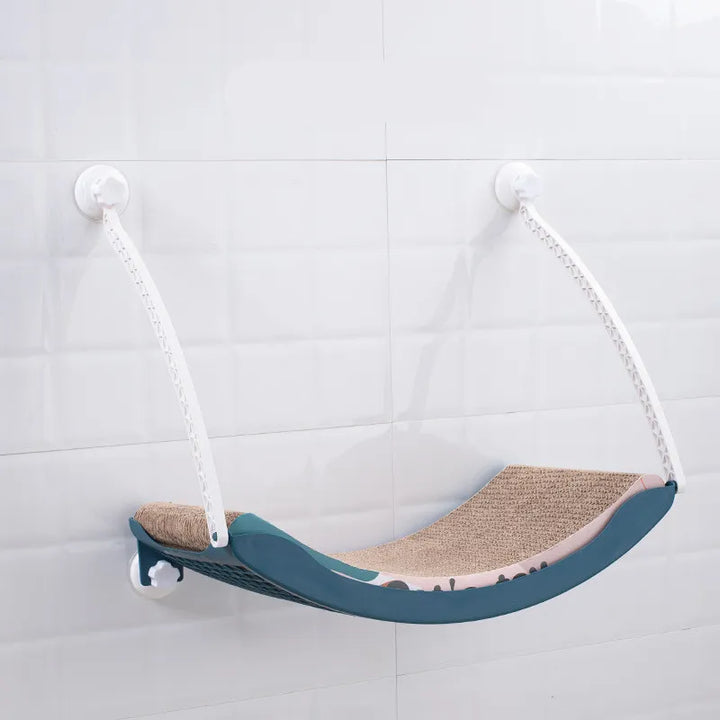 Modern cat furniture: a stable window hammock bed with strong suction cups for ultimate comfort.