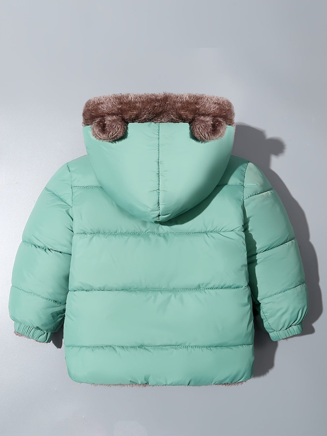 Toddler & youth bear ears winter coat. Provides warm, cozy protection for kids' outdoor adventures in cold weather.