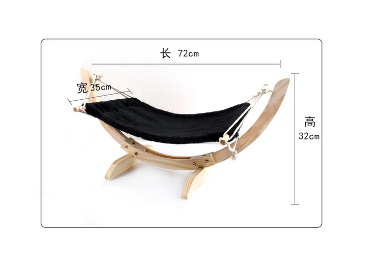 Luxury leopard print cat hammock bed cover, soft and washable. Provides durable comfort for any cat's resting spot.