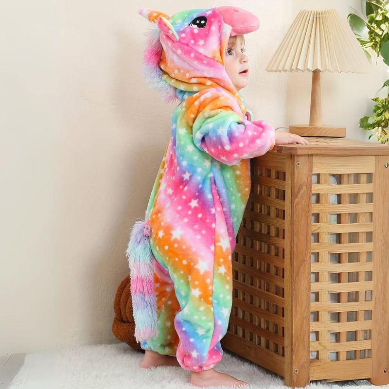Adorable animal costume jumpsuit for toddlers, great gift idea.