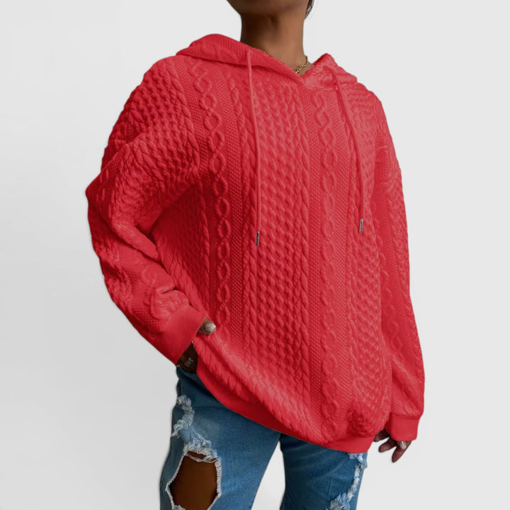 Comfortable Plus Size Women's Pullover, relaxed fit, long sleeve, versatile for casual style.