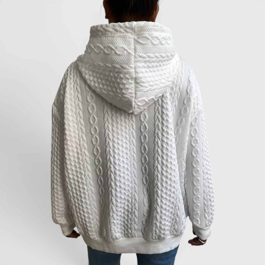 Soft & Cozy Plus Size Women's Relaxed Fit Sweatshirt, long sleeve for daily wear comfort.